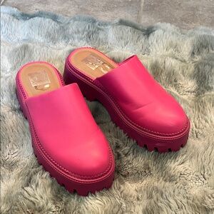 Dolce Vita Fuchsia Mules